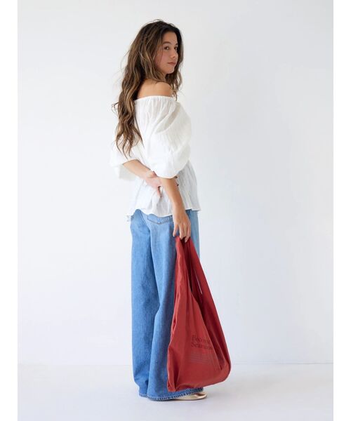 Ungrid(アングリッド)の「ウエストベルトデザインデニム(デニムパンツ・レディース・ブルー・26inch/25inch/24inch)」の6枚目の写真