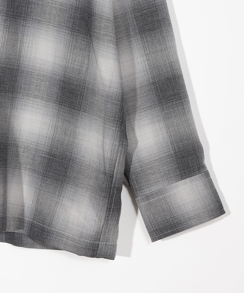 FUSE（フューズ）の「オンブレーチェックヴィンテージ調シャツ（シャツ/ブラウス・メンズ・イエロー/ブラック・03/02/01）」の15枚目の写真