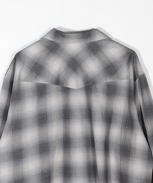 FUSE（フューズ）の「オンブレーチェックヴィンテージ調シャツ（シャツ/ブラウス・メンズ・イエロー/ブラック・03/02/01）」の17枚目の写真