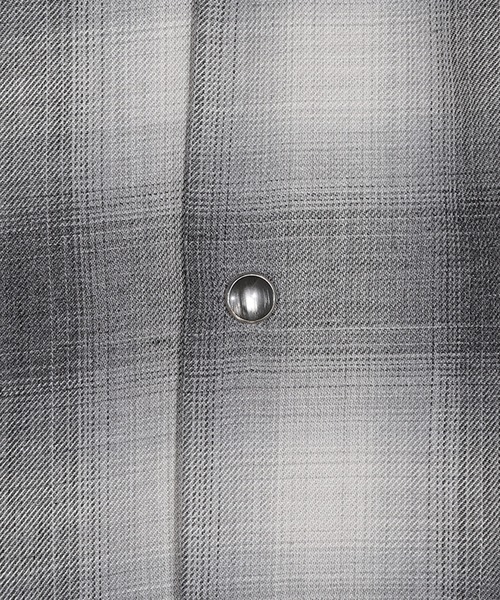 FUSE（フューズ）の「オンブレーチェックヴィンテージ調シャツ（シャツ/ブラウス・メンズ・イエロー/ブラック・03/02/01）」の11枚目の写真