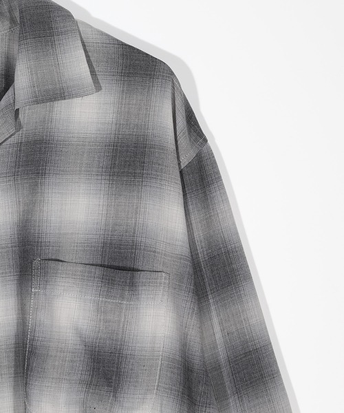 FUSE（フューズ）の「オンブレーチェックヴィンテージ調シャツ（シャツ/ブラウス・メンズ・イエロー/ブラック・03/02/01）」の13枚目の写真