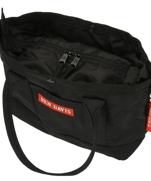 BEN DAVIS(ベンデイビス)の「BEN DAVIS ベンデイビス TRAVEL TOTE M トラベルトートM BDW-8068(トートバッグ・レディース・ブラック×パープル/ブラック×ブラック・FREE)」の7枚目の写真