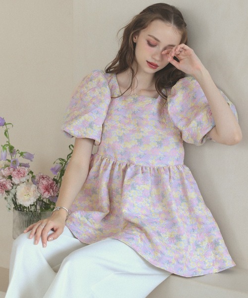 meraki フェミニンペプラムトップス セール】フェミニンペプラムトップス（その他トップス）｜MERAKI