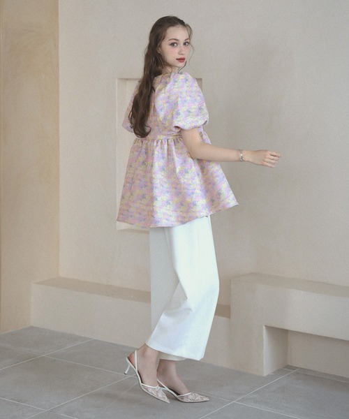 期間限定価格！MERAKI フェミニンペプラムトップス フェミニンペプラムトップス（その他トップス）｜MERAKI（メラキ