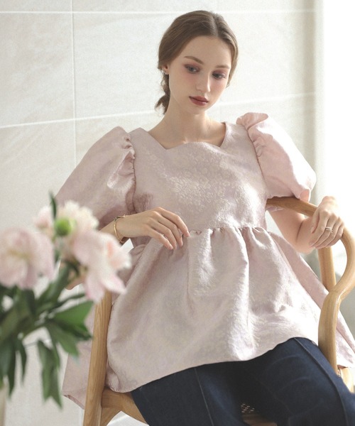 期間限定価格！MERAKI フェミニンペプラムトップス フェミニンペプラムトップス（その他トップス）｜MERAKI（メラキ
