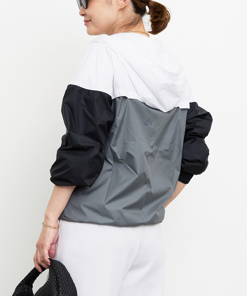 NIKE（ナイキ）の「【NIKE/ ナイキ】 YTH NSW WR HOODIE JACKET（その他アウター・レディース・チャコールグレー・FREE）」の4枚目の写真