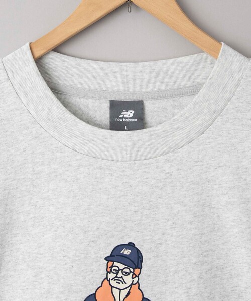 NEW BALANCE(ニューバランス)の「New Balance(ニューバランス)別注Granny Baseball Tシャツ(Tシャツ/カットソー・メンズ・ブラック/ライトグレー・M/L/XL/XXL)」の7枚目の写真