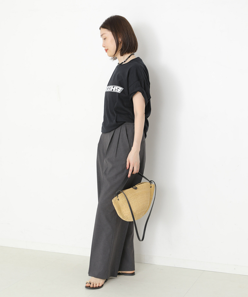 journal standard L'essage（ジャーナルスタンダードレサージュ）の「【Pacific BOOKS 】Nascar BLACK t-shirts：Tシャツ（Tシャツ/カットソー・レディース・ブラック・LARGE）」の4枚目の写真