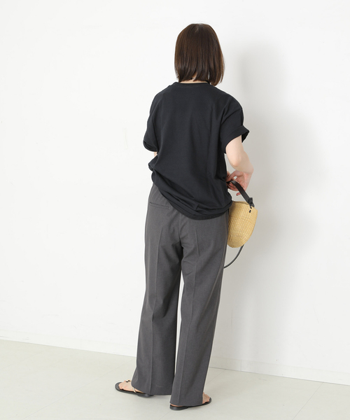 journal standard L'essage（ジャーナルスタンダードレサージュ）の「【Pacific BOOKS 】Nascar BLACK t-shirts：Tシャツ（Tシャツ/カットソー・レディース・ブラック・LARGE）」の5枚目の写真