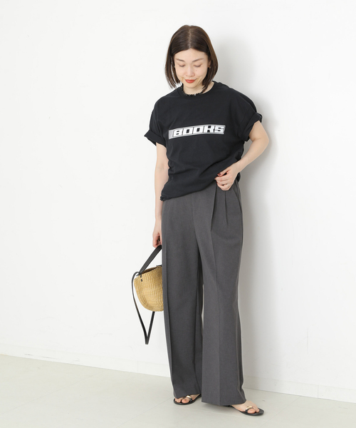 journal standard L'essage（ジャーナルスタンダードレサージュ）の「【Pacific BOOKS 】Nascar BLACK t-shirts：Tシャツ（Tシャツ/カットソー・レディース・ブラック・LARGE）」の6枚目の写真