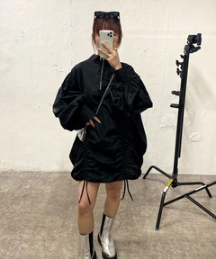TOGA PULLA/トーガプルラ】Nylon twill poncho/ナイロンツイル