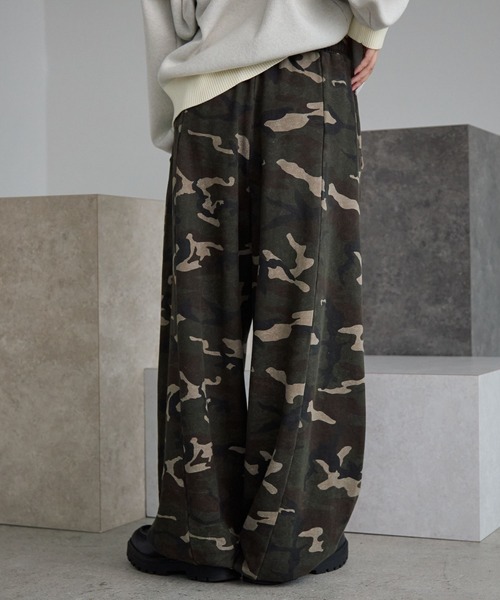 PBLIM(ページボーイリム)の「《UNISEX/セットアップ対応》バルーンスウェットパンツ(スウェットパンツ・レディース・杢グレー/チャコールグレー/カモフラージュ/ダークブラウン・MEDIUM/LARGE)」の22枚目の写真