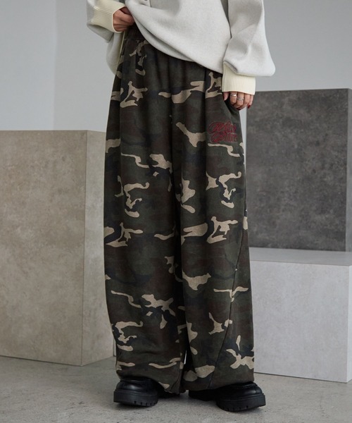 PBLIM(ページボーイリム)の「《UNISEX/セットアップ対応》バルーンスウェットパンツ(スウェットパンツ・レディース・杢グレー/チャコールグレー/カモフラージュ/ダークブラウン・MEDIUM/LARGE)」の19枚目の写真