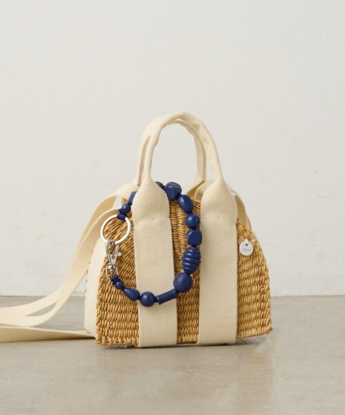 LIVETART（リヴェタート）の「《ina.seifart》ミックスウッドビーズキーホルダー（キーホルダー・レディース・ネイビー/ベージュ/ライトグレー・FREE）」の12枚目の写真