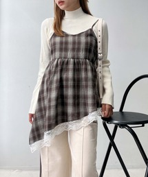 AS KNOW AS plus | ●アソート柄 ティアードキャミチュニック(チュニック)