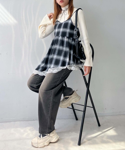 AS KNOW AS plus(アズノゥアズプラス)の「●アソート柄 ティアードキャミチュニック(チュニック・レディース・ホワイト系/ホワイト系1/ブラウン系その他/ブルー系その他/ブラック系その他2/ブルー系その他2/ブラウン系その他2/ブラウン系その他3/レッド系その他3/ブルー系その他3・FREE)」の15枚目の写真