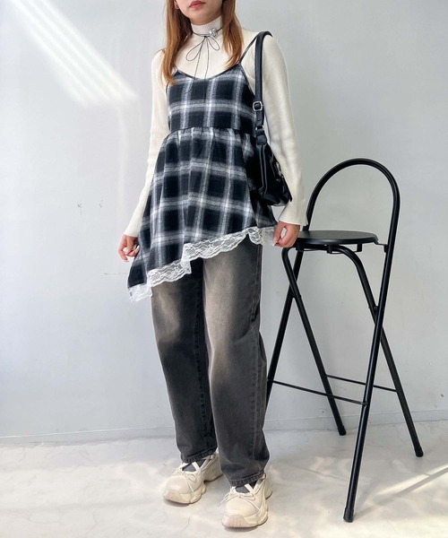 AS KNOW AS plus(アズノゥアズプラス)の「●アソート柄 ティアードキャミチュニック(チュニック・レディース・ホワイト系/ホワイト系1/ブラウン系その他/ブルー系その他/ブラック系その他2/ブルー系その他2/ブラウン系その他2/ブラウン系その他3/レッド系その他3/ブルー系その他3・FREE)」の16枚目の写真