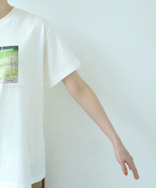 PAR ICI(パーリッシィ)の「Asperge print Tシャツ(Tシャツ/カットソー・レディース・ホワイト・FREE)」の13枚目の写真