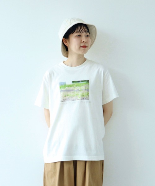PAR ICI(パーリッシィ)の「Asperge print Tシャツ(Tシャツ/カットソー・レディース・ホワイト・FREE)」の8枚目の写真
