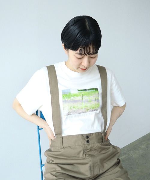 PAR ICI(パーリッシィ)の「Asperge print Tシャツ(Tシャツ/カットソー・レディース・ホワイト・FREE)」の22枚目の写真