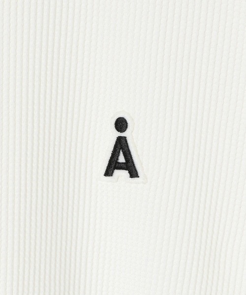 ALAND（エーランド）の「【UNISEX】ALAND／Aヘンリーネック半袖T（Tシャツ/カットソー・レディース・ブラック/オフホワイト・LARGE/SMALL）」の8枚目の写真