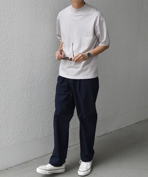 SHIPS any（シップス エニィ）の「SHIPS any:〈撥水/軽量/ストレッチ〉SOLOTEX(R) シアサッカー セミワイド イージーパンツ(セットアップ対応)25SS◇◇（その他パンツ・メンズ・ブラウン/ネイビー/その他/ブラック・SMALL/LARGE/MEDIUM）」の14枚目の写真