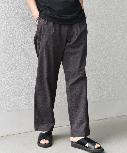 SHIPS any（シップス エニィ）の「SHIPS any:〈撥水/軽量/ストレッチ〉SOLOTEX(R) シアサッカー セミワイド イージーパンツ(セットアップ対応)25SS◇◇（その他パンツ・メンズ・ブラウン/ネイビー/その他/ブラック・SMALL/LARGE/MEDIUM）」の22枚目の写真