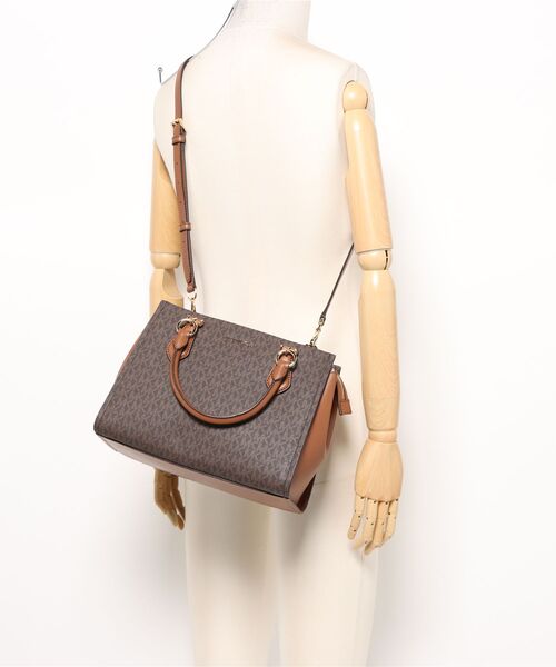 MICHAEL KORS(マイケルコース)の「MARILYN MD SATCHEL サッチェル(ハンドバッグ・レディース・ブラウン・FREE)」の5枚目の写真