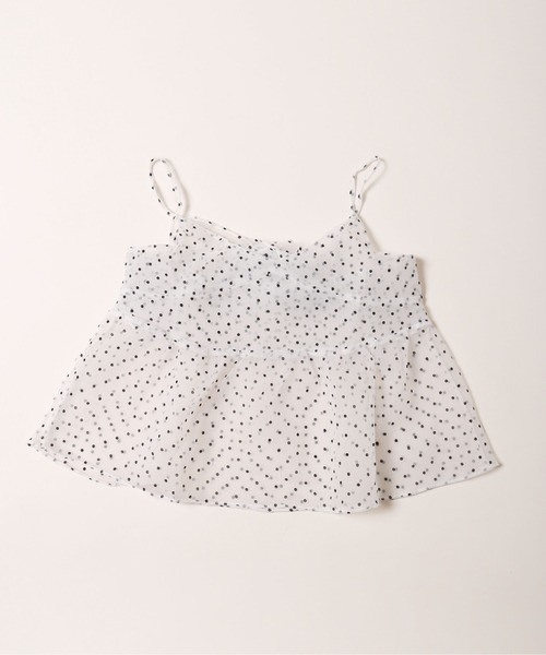 WC（ダブル シー）の「バックリボンドットシアーキャミソール（キャミソール・レディース・ブラック/ホワイト・FREE）」の12枚目の写真