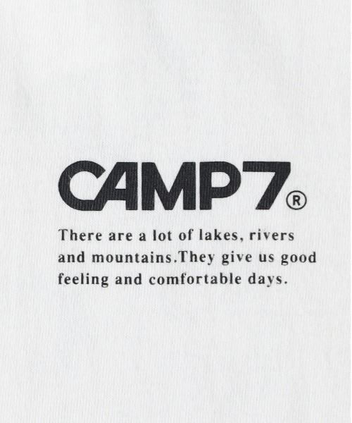 CAMP7（キャンプセブン）の「【CAMP7】サークルロゴプリントＴシャツ（Tシャツ/カットソー・キッズ・ホワイト/ブラック・130/140/150/160）」の7枚目の写真