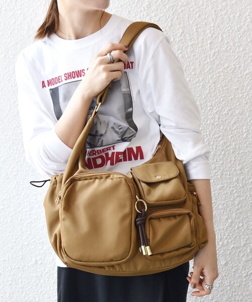 SHIPS any: 9ポケット 2WAY ショルダー バッグ（ショルダーバッグ
