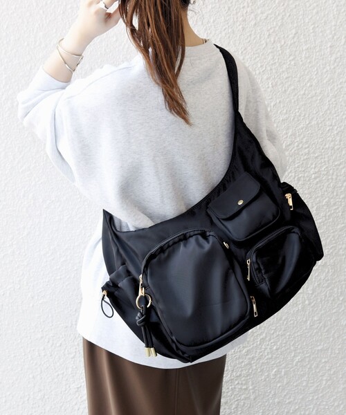 SHIPS any: 9ポケット 2WAY ショルダー バッグ（ショルダー
