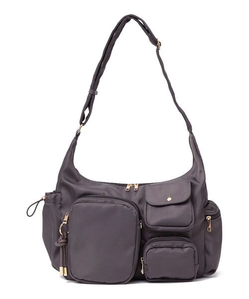 SHIPS any: 9ポケット 2WAY ショルダー バッグ（ショルダーバッグ