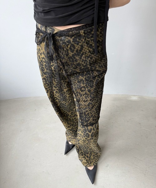 SANSeLF（サンセルフ）の「【SANSeLF】レースラップレイヤー アシンメトリー  巻きスカート saa25s020（スカート・レディース・B/A/D/C・FREE）」の9枚目の写真