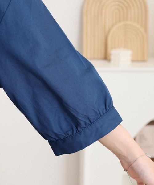 Emago(イマゴ)の「EMAGO ネコ刺繍カーデ(カーディガン/ボレロ・レディース・ネイビー/ホワイト/チャコールグレー・FREE)」の16枚目の写真