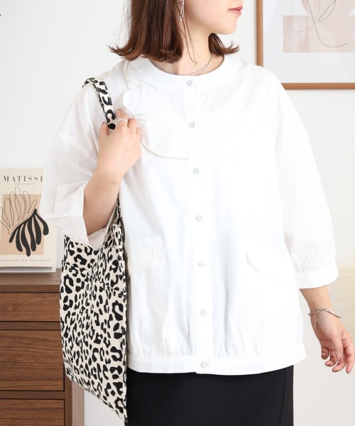 Emago(イマゴ)の「EMAGO ネコ刺繍カーデ(カーディガン/ボレロ・レディース・ネイビー/ホワイト/チャコールグレー・FREE)」の20枚目の写真