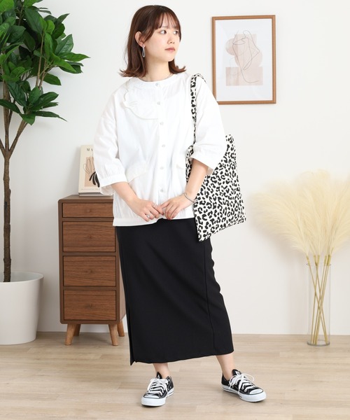 Emago(イマゴ)の「EMAGO ネコ刺繍カーデ(カーディガン/ボレロ・レディース・ネイビー/ホワイト/チャコールグレー・FREE)」の21枚目の写真