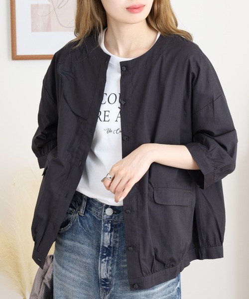 Emago(イマゴ)の「EMAGO ネコ刺繍カーデ(カーディガン/ボレロ・レディース・ネイビー/ホワイト/チャコールグレー・FREE)」の22枚目の写真