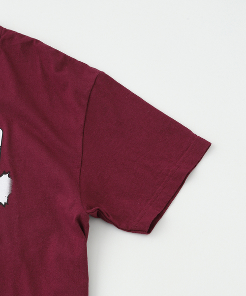 F-LAGSTUF-F（フラグスタフ）の「F-LAGSTUF-F/フラグスタフxARMS SS TEE4（Tシャツ/カットソー・メンズ・ホワイト/ボルドー・MEDIUM/LARGE）」の9枚目の写真