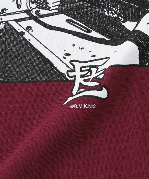 F-LAGSTUF-F（フラグスタフ）の「F-LAGSTUF-F/フラグスタフxARMS SS TEE4（Tシャツ/カットソー・メンズ・ホワイト/ボルドー・MEDIUM/LARGE）」の7枚目の写真