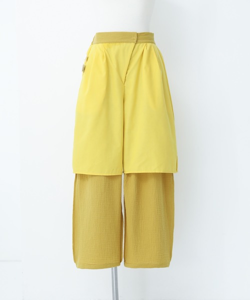 n'OrLABEL（ノアールレーベル）の「『楊柳ダブルガーゼラップパンツ』（その他パンツ・レディース・イエロー/ベージュ/ネイビー・1/2）」の19枚目の写真