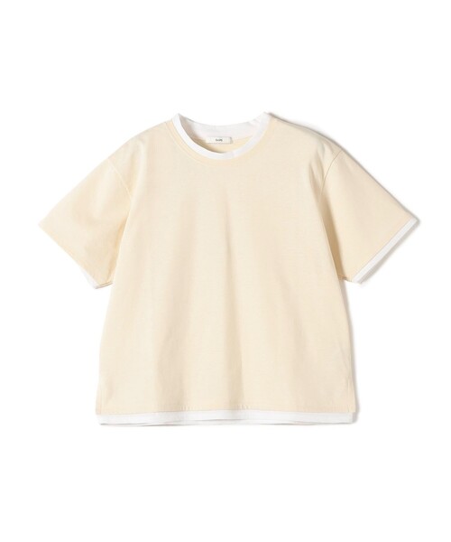 【シップス　ウィメン】〈接触冷感〉レイヤード ライク TEE 接触冷感〉レイヤード ライク TEE（Tシャツ/カットソー）｜SHIPS