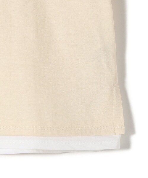 【シップス　ウィメン】〈接触冷感〉レイヤード ライク TEE 接触冷感〉レイヤード ライク TEE（Tシャツ/カットソー）｜SHIPS
