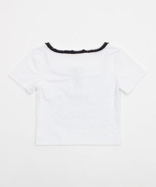 dispark(ディスパーク)の「DISPARK/メタルパーツ付きロゴT(Tシャツ/カットソー・レディース・ベージュ/ホワイト・FREE)」の10枚目の写真