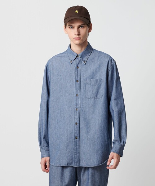 BROOKS BROTHERS（ブルックスブラザーズ）の「＜Brooks Brothers × NEAT＞ DENIM SHIRT/シャツ（シャツ/ブラウス・メンズ・ライトブルー・L/M/XL）」の7枚目の写真