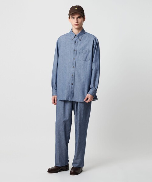 BROOKS BROTHERS（ブルックスブラザーズ）の「＜Brooks Brothers × NEAT＞ DENIM SHIRT/シャツ（シャツ/ブラウス・メンズ・ライトブルー・L/M/XL）」の8枚目の写真