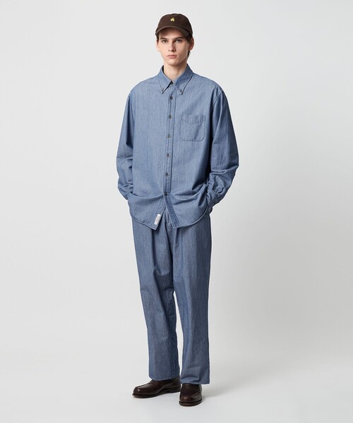 BROOKS BROTHERS（ブルックスブラザーズ）の「＜Brooks Brothers × NEAT＞ DENIM SHIRT/シャツ（シャツ/ブラウス・メンズ・ライトブルー・L/M/XL）」の9枚目の写真