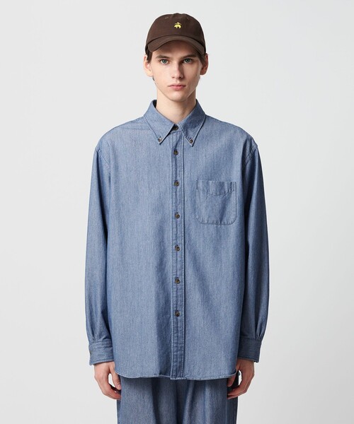BROOKS BROTHERS（ブルックスブラザーズ）の「＜Brooks Brothers × NEAT＞ DENIM SHIRT/シャツ（シャツ/ブラウス・メンズ・ライトブルー・L/M/XL）」の10枚目の写真