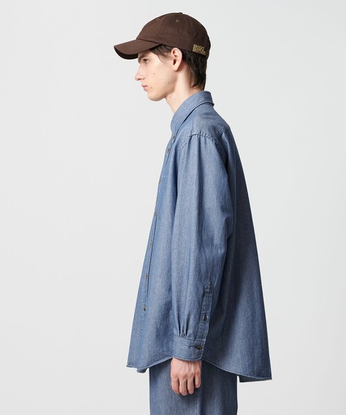 BROOKS BROTHERS（ブルックスブラザーズ）の「＜Brooks Brothers × NEAT＞ DENIM SHIRT/シャツ（シャツ/ブラウス・メンズ・ライトブルー・L/M/XL）」の11枚目の写真