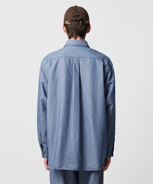 BROOKS BROTHERS（ブルックスブラザーズ）の「＜Brooks Brothers × NEAT＞ DENIM SHIRT/シャツ（シャツ/ブラウス・メンズ・ライトブルー・L/M/XL）」の12枚目の写真